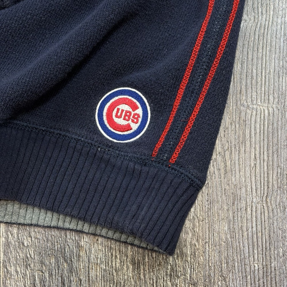 Tommy Bahama Chicago Cubs 1/4 Zip Rain Check Sweater Mens Small Navy MLB Wrigley - Picture 2 of 14